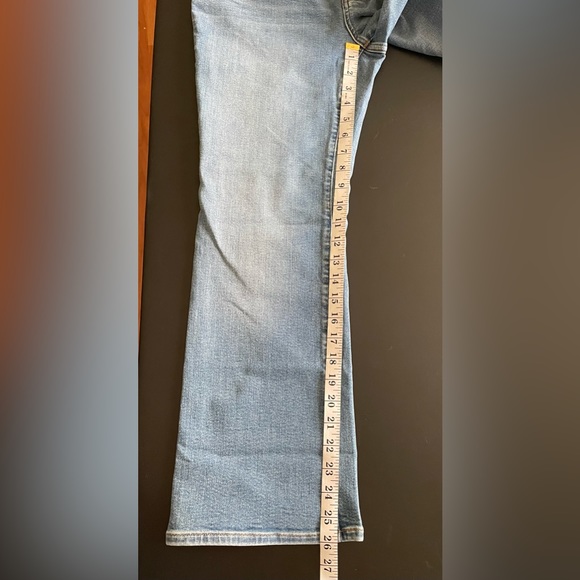 NWT Madewell Cali Demi Boot Blue Jeans Size 30 - Picture 13 of 13